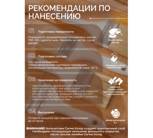 Приобрести АНТИСЕПТИК «СИГМА-ГРУНТ ОСНОВА» в Череповце, Вологодская область