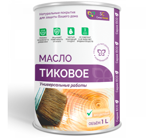 Приобрести ТИКОВОЕ МАСЛО ДЛЯ ДЕРЕВА в Череповце, Вологодская область